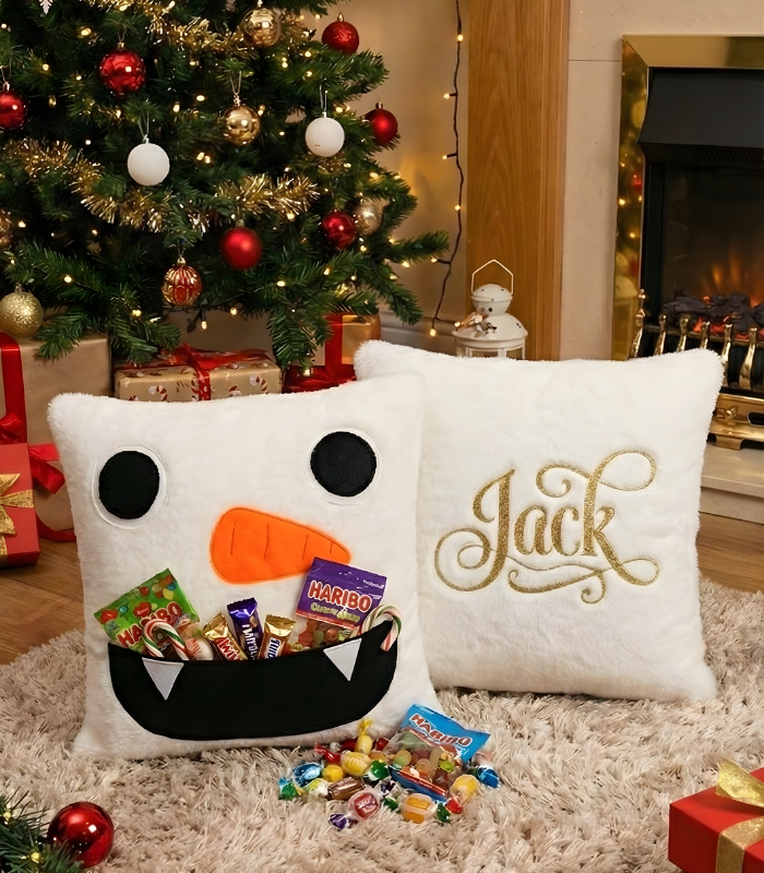 snowman pillow xmas gift