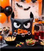 Grey Werewolf Monster Pillow with Pocket for Halloween | Spooky Halloween Decor | Nursery Gift - Image 5