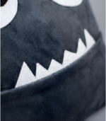 Grey Werewolf Monster Pillow with Pocket for Halloween | Spooky Halloween Decor | Nursery Gift - Image 7